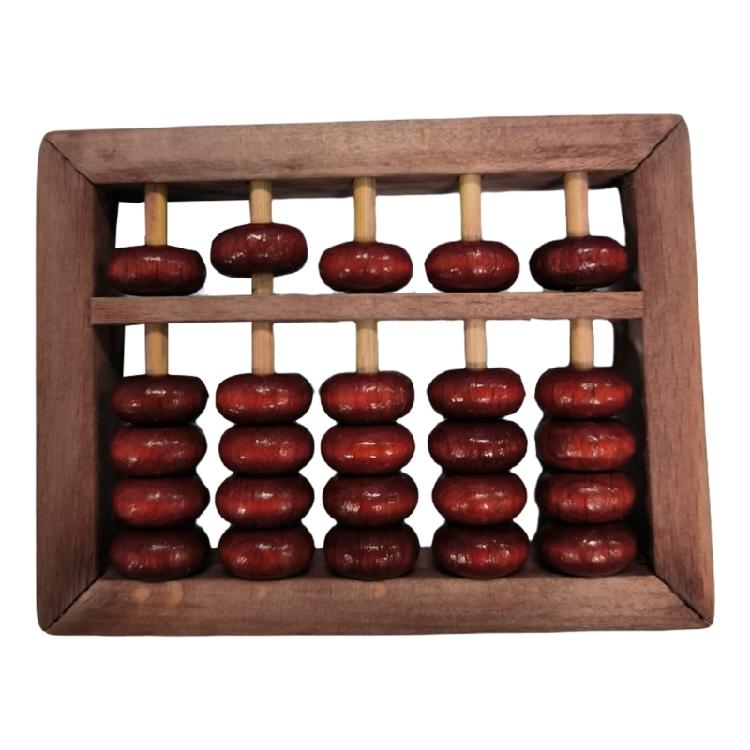 Wood Abacus Chinese Abacus Traditional Abacus 5 Digits Abacus Soroban Math Learning Tool Chinese Calculator 1