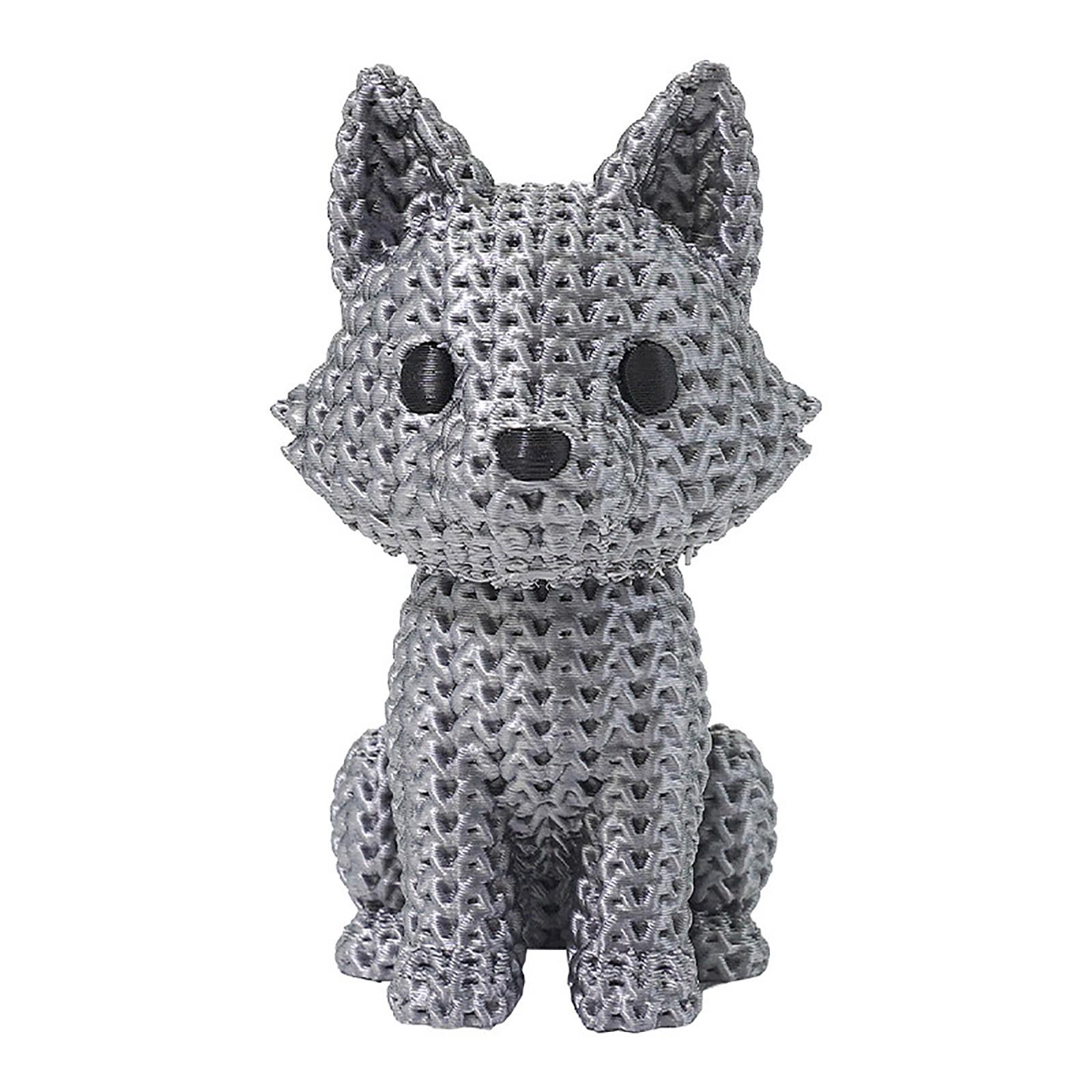 

Тканый волк, напечатанный на 3D-принтере, креативная 3D-игрушка, украшение для дома One Size