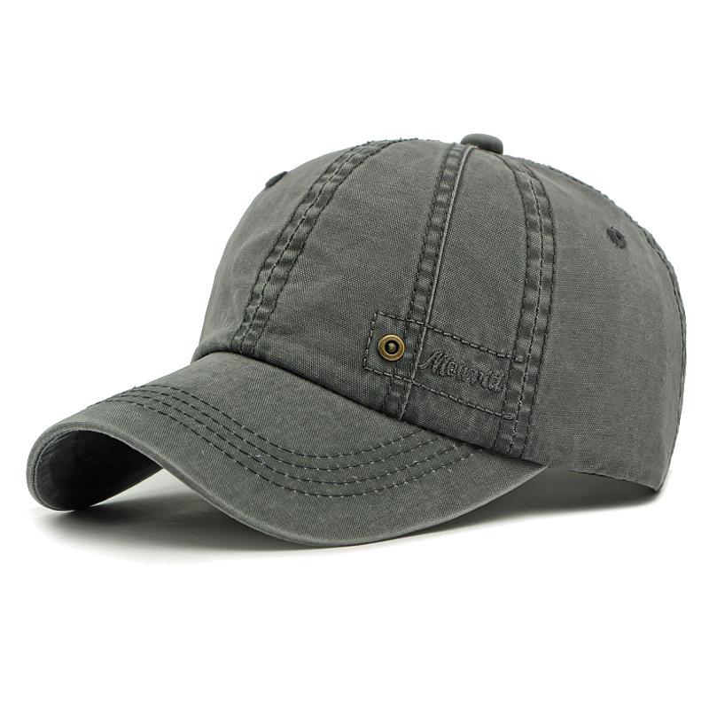 Baumwoll-Baseballkappe Herren Outdoor Sonnenschutz Sonnenhut Vintage Kappe