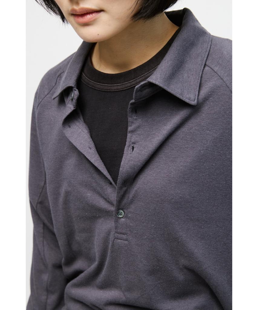 Haechinglum Polo Tee Purple Charcoal