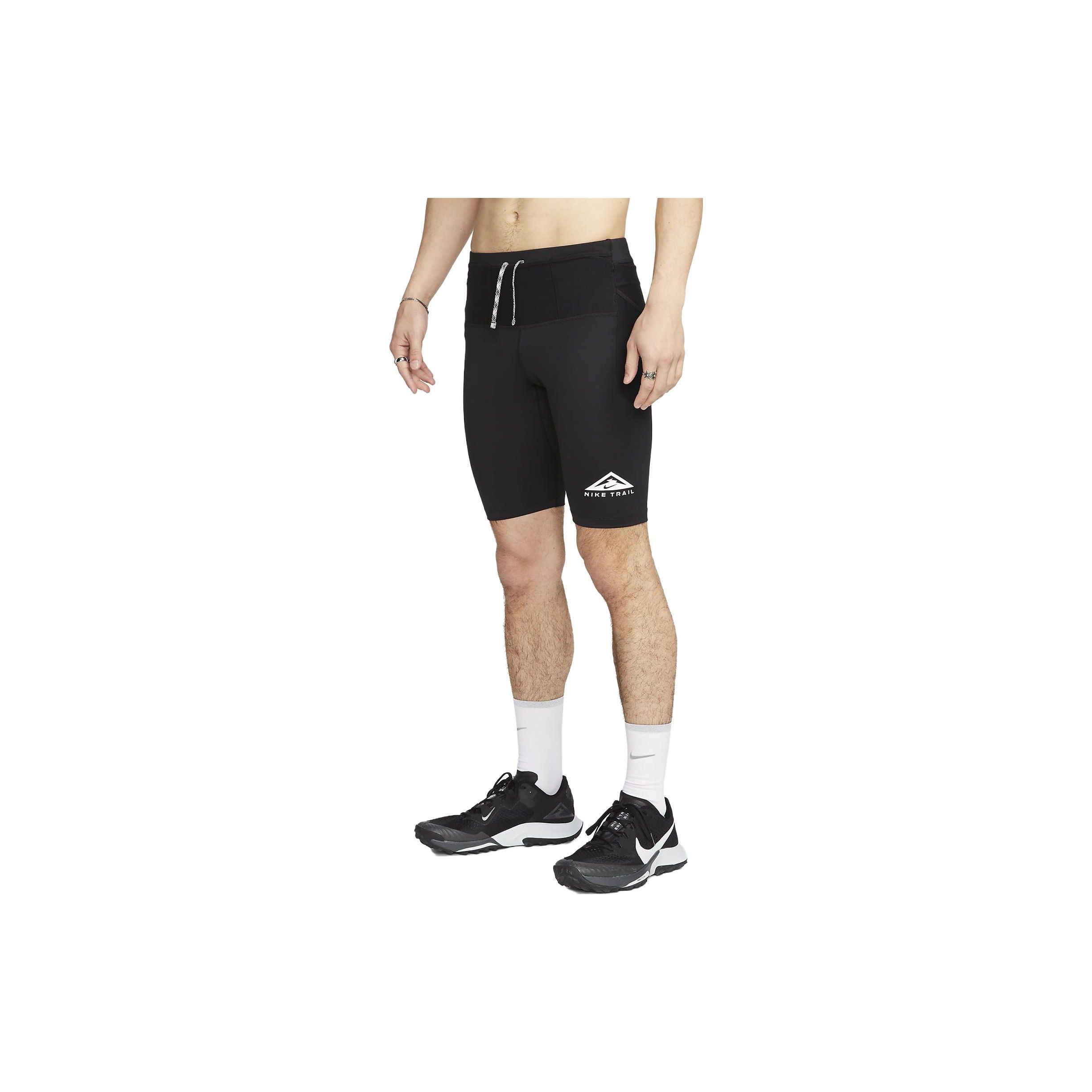 

Nike Dri-FIT Drawstring Detail Mid-Rise Fitted Gym Shorts Men Bottoms Black DV9308-010 XXL