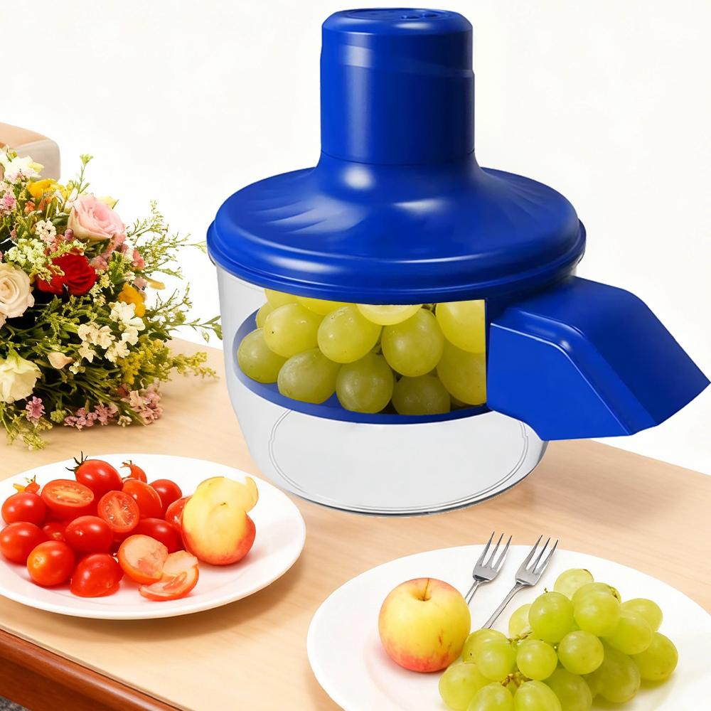 Automatische elektrische Traubenschälmaschine - Freihändiger Schalenentferner für Beeren, Früchte, Fruchtvorbereitungswerkzeug, Müheloses Schälen