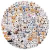 100 Cute Kitten Graffiti Stickers for Kids: DIY Water Bottle, Computer, Skateboard Decor