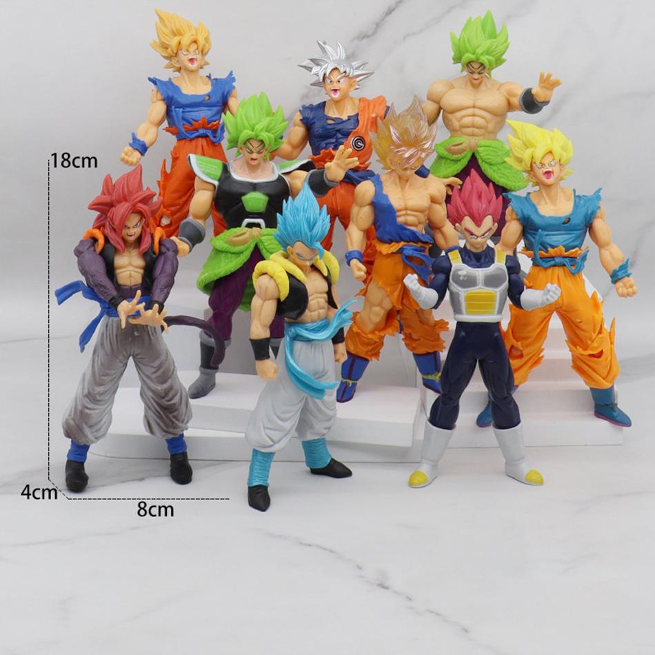 18 cm Son Goku Super Saiyan Figurka Anime Dragon Ball Goku DBZ Akční Figurka Hračky Model Dárky Sběratelské Figurky pro Děti