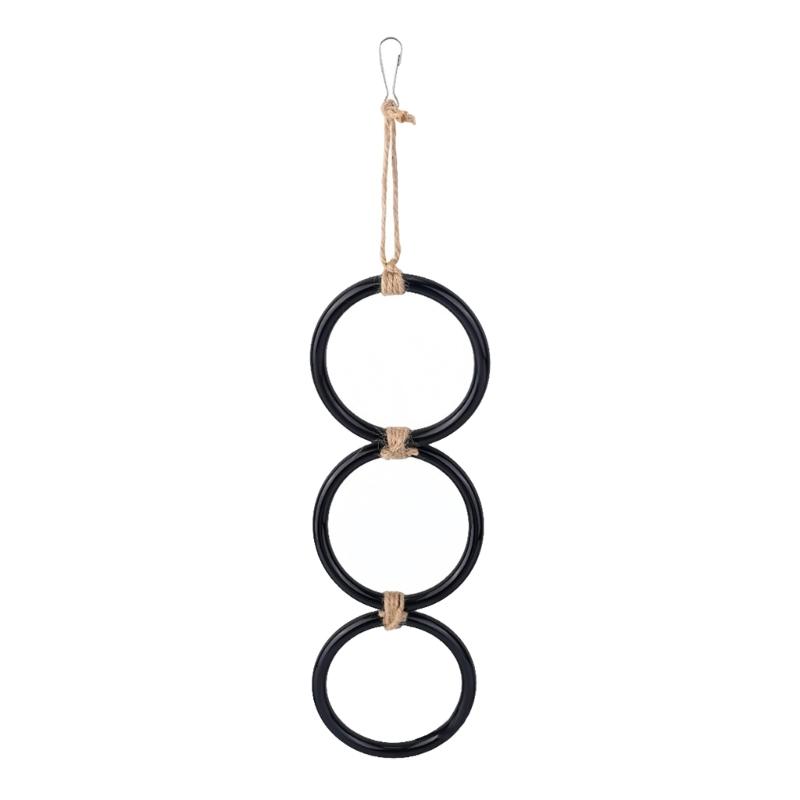 Fun Climbing Rings Snake Exercise Toy for Small Pet with Flexible Joints Safe Reptiles Terrarium Hanging Decoration Toy