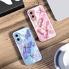 Gradient Colored Butterfly For Honor 200 90 8X 9X Pro Lite P50 P40 Nova 10 11i P60 Magic4 6 Mate 20 50 Tempered Glass Phone Case