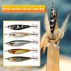 Luminous Squid Jig Hook Fishing Lure Artificial Fake Octopus Lures Wood Shrimp Cuttlefish Hard Bait Sea Jigs Fishing Tackle