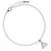 Harry Potter Sterling Silver Deathly Hallows Charm Bracelet Silver