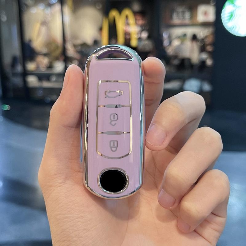 2 3 4 knapper Ny TPU bilnøkkelveske for Mazda 2 3 6 Atenza Axela Demio CX-5 CX5 CX-3 CX7 CX-9 CX30 2016 2017 2018 2019 Nøkkeldeksel