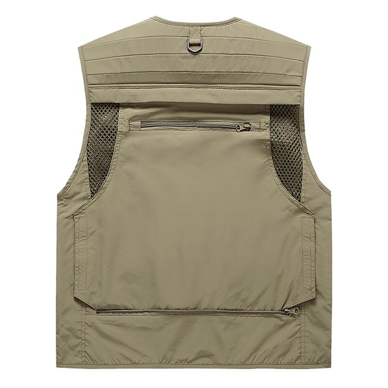 Dibenze Men's Outdoor Multi-Pocket Breathable Vest