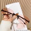 Star Oval Cat Eye Frameless Sunglasses For Women New High-end Glasses Sunglasses