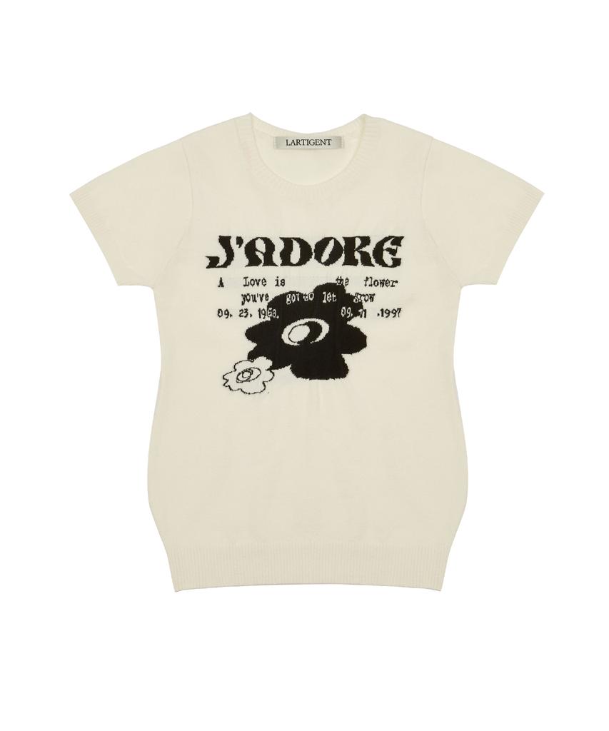 LARTIGENT L3 Jadore Flower Knit(Beige)