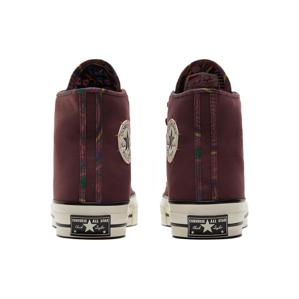Converse Chuck 70 High Heritage Detail Unisex Sneakers Paars Donker-Wijn Egret A04406C