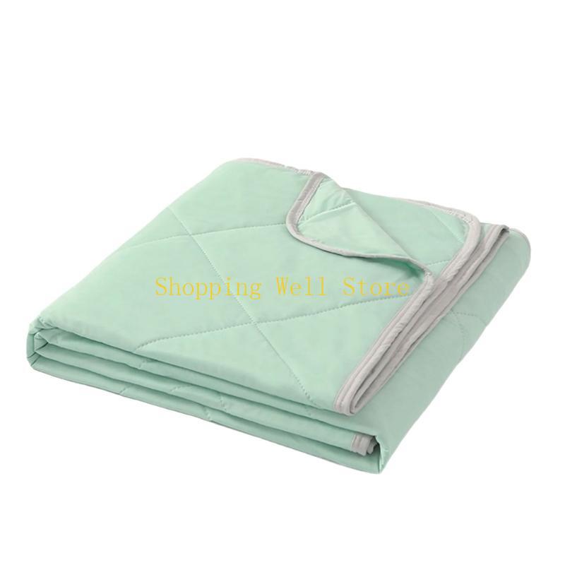 KX4B Quilts Cooling Air Conditioning Blanket,Cotton Thin Airconditioning Comforter Soft Office Blanket 150x200cm