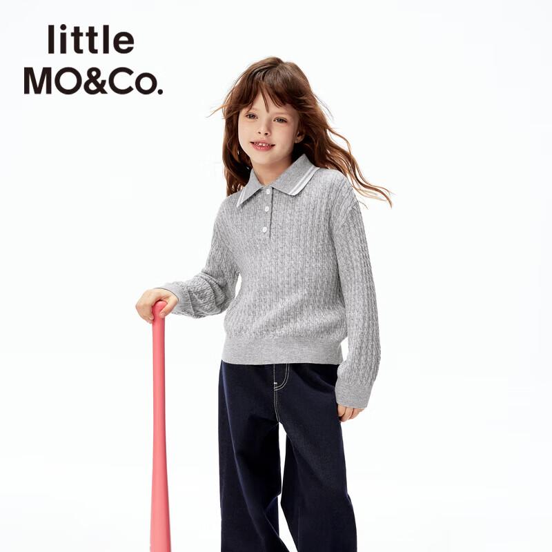 Little MO&Co. Kids' Unisex Academy Style Polo Sweater