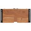 Bathroom Vanity Cabinet Brown 71 X 33 X 58 Cm Solid Acacia Wood