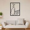 Wall art,Sleek Metal Abstract Line Wall Art - Modern Minimalist Decor, Durable Hanging, Elevates Home Interiors