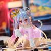 Anime  No Game No Life White " 10CM Shiro PVC Model Action Figures Model Collection Ornament Toy Holiday Gif In Stock