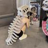 Реалістичний дитячий костюм скелета динозавра 3D Плюшевий одяг із задньою блискавкою Стиль «надягається зверху» Одяг динозавра для Геловінської вечірки Косплей