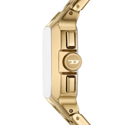 Diesel Analog Silver Dial Men's Watch, Gold, Modern