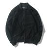 Suede Stand Collar Men's Jacket Baseball Uniform Flight Suit Young and Middle-Aged Jacket Short Top