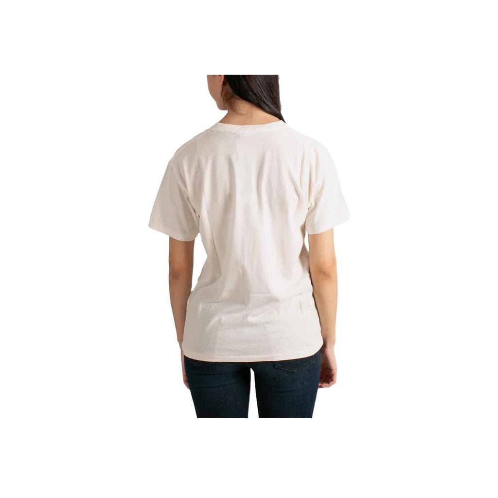 Polo Ralph Lauren Cartoon Letter Round Neck Short Sleeve T-Shirt Women T-Shirts White 211959104-001
