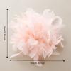 Faux Feather Fabric Corsage Large Lapel Pin Chic 16cm Flower Brooch  Mother's Day