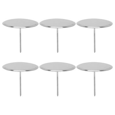6 Pcs Stainless Steel Mounting Nails Cake Flower Making Metal Sculpting Tool The Flowers Baking Tools Large Cupcake