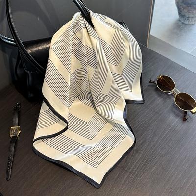 100% Jedwabny Szalik Damskie Szale Chusty dla Pań Foulard Szaliki Pashmina Zawięź na Szyję Damska Hidżab Bandana Wiosenna Moda bufanda