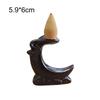 Mini Backflow Incense Burners Multiple Ceramic Cone Incense Holder Small Buddha Hand Desk Ornaments Home Mustard Zen Decoration