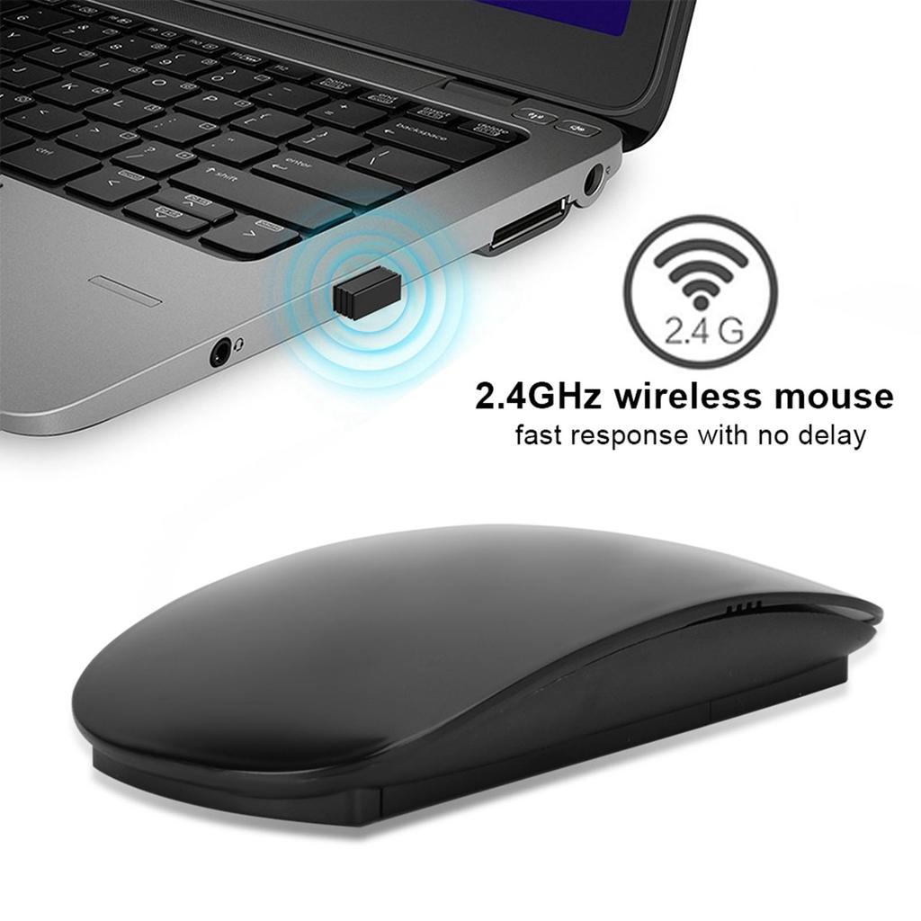 TM823 High Sensitivity 1200DPI 2.4GHz Wireless Touch Mouse   Positioning for Laptop Note White
