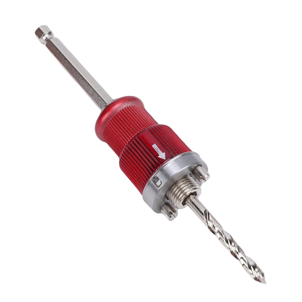 Quick Change Hole Saw Arbor with Central Drill Hex Shank Hole Opener Coring Connecting Rod for Iron Wood Acrylic Gypsum