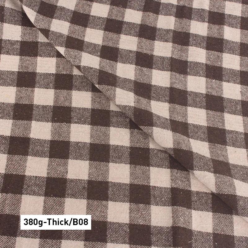 Scottish Checks Polyester Cotton Fabric Medium/Thick Classic Stylish Fabric for Sewing Clothes Skirts Dresses Tartan Designer