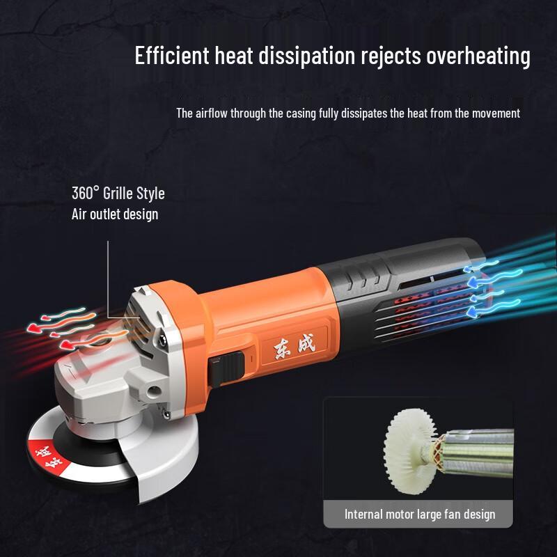 Dongcheng 1100W 100mm Angle Grinder CN plug (adapter included)