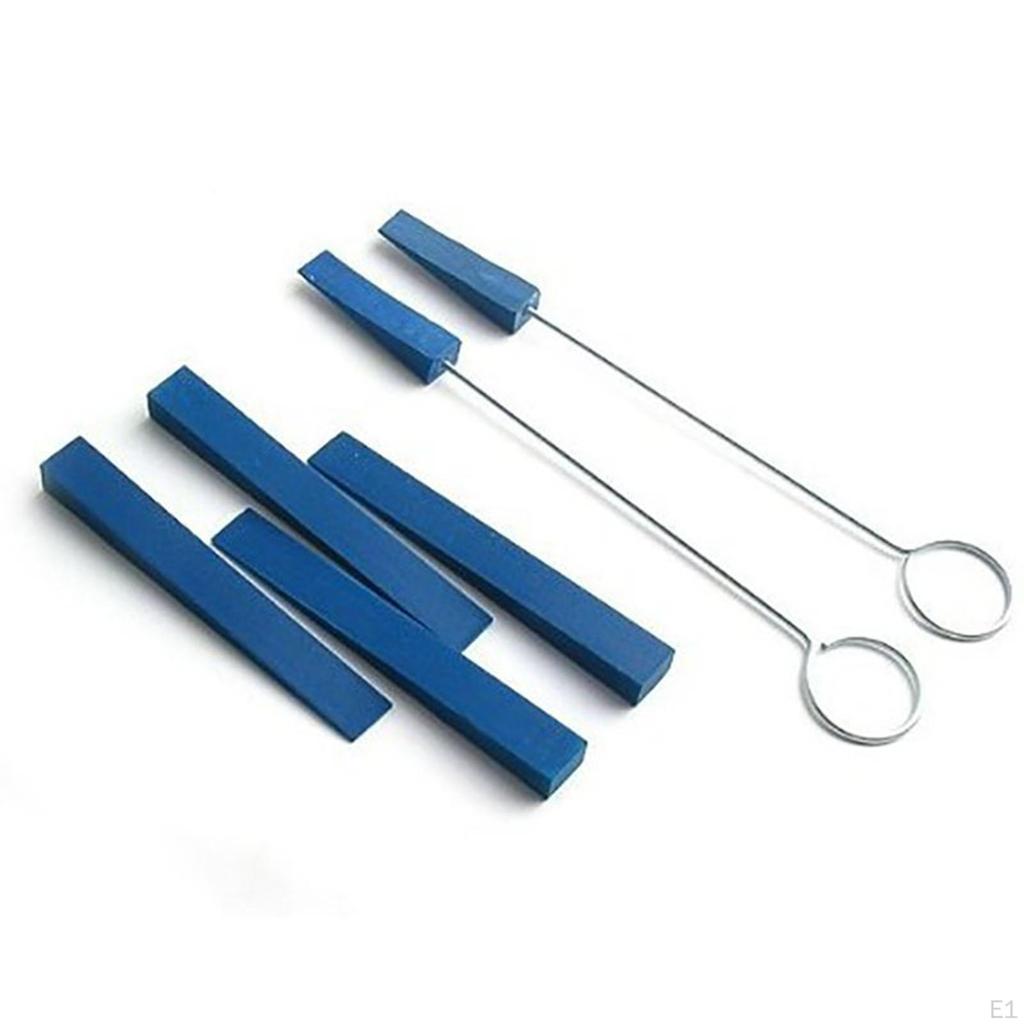 Piano Tuner Tool Kits L Shaped Handle Prevent Interference Rustproof DIY with Temperament Strip