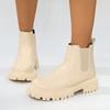 2025 Fashion Ladies Shoes Ankle Women's Boots Fashion Slip-on Office and Career New Round Toe Plus Size Shoes for Women