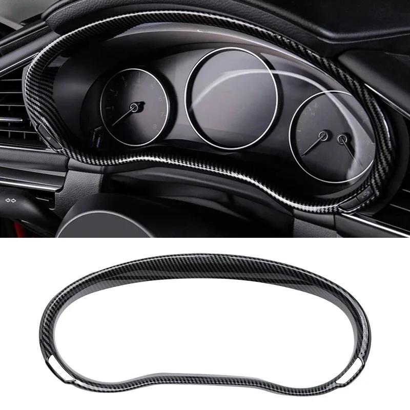 Trim Carbon Fiber Style Dash Board Cover for Mazda CX30 CX-30    Mazda 3  Car Accessories Interior Tools Carbon Fiber Style