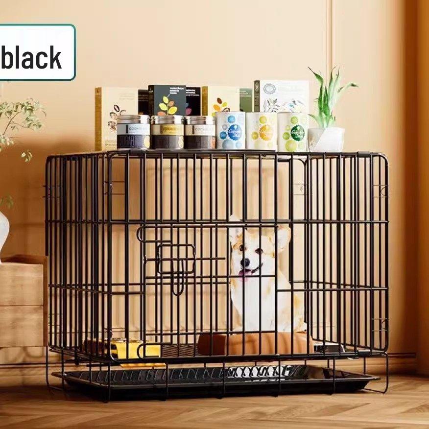 Indoor Pet Cage with Toilet for Small Dogs and Cats