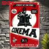 Vintage Movie Tin Sign 2D Aluminum Art Man Cave Bar Decor
