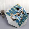 Messi, Lionel Automatic Opening and Closing Umbrella, Compact Travel Umbrella, Lightweight and Portable, Suitable for Beach Commuting Busine