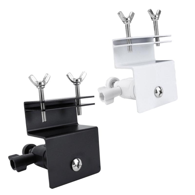 Solars Panel Mounting Brackets Aluminum Alloys 360 Rotate Angle Adjustment Gutters Installation Weatherproofed