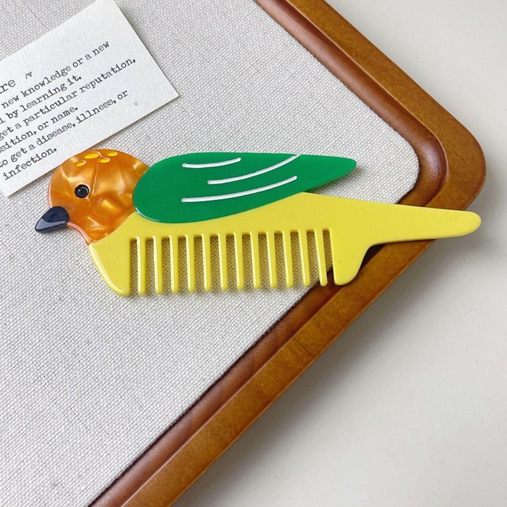 Animal Acetate Comb Cartoon Hairdressing Combs Pointed Tail Comb Makeup Comb  Student