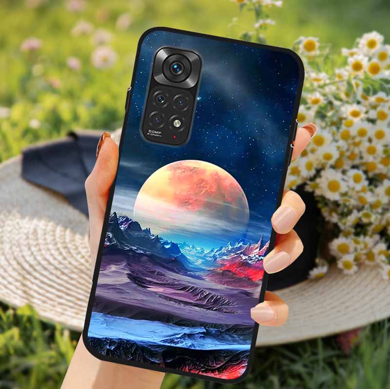 For Redmi Note 11 Cases Note 11S Soft TPU Silicone Back Covers for Xiaomi Redmi Note 11 Pro 5G Phone Case Redmi Note11S 4G Coque