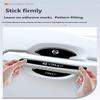 8 pezzi/auto ciotole maniglia porta adesivi protettivi antigraffio XC60 XC90 S60 S80 S60L V40 V60 AWD V90 V70 XC40 accessori auto