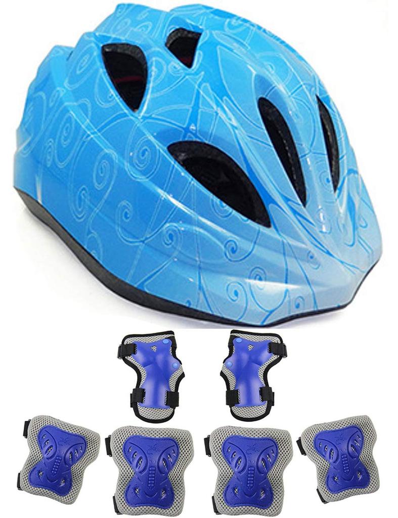 YRINA for and Roller Skating Dream Children's Helmet, Blue, Boys, Snowboarding, Bicycles, (Blue (Small))