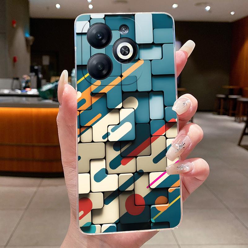 Casing For Techno Spark Go 2024 Luxury Cute Cool Boys Girls Transparent TPU Soft Bumper Cover Tecno Spark Go 2024 BG6 Phone Case