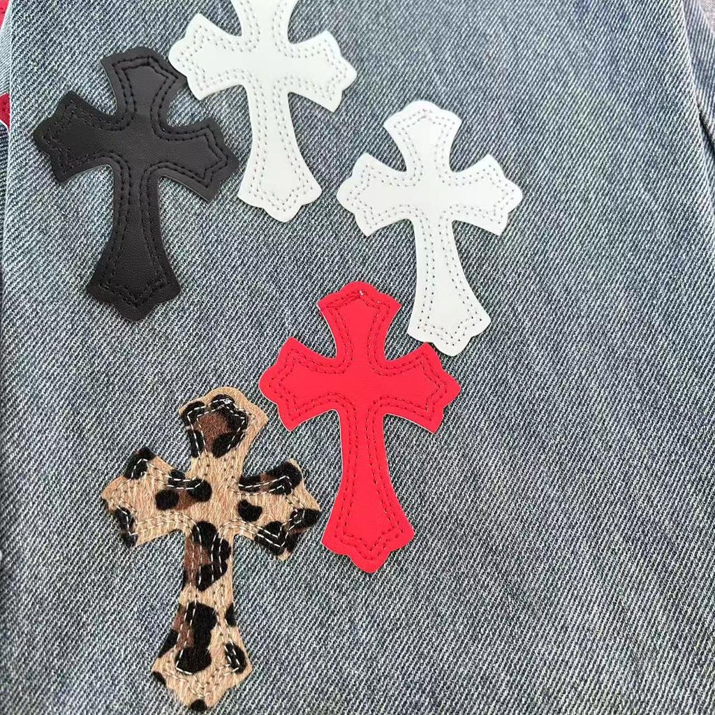 9913 Men's and Women's American Style Trendy Jeans with Fabric Patches, Holes, Embroidery, Casual and Fashionable High Street Pants