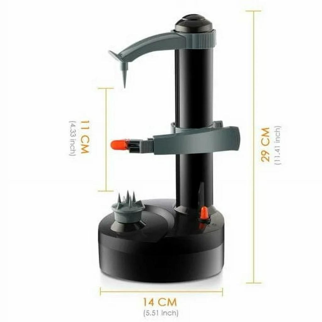 Elektryczna obieraczka Automatyczna obrotowa Maszynka do obierania ziemniaków jabłek owoców warzyw Ze stali nierdzewnej Kuchenne narzędzie do obierania