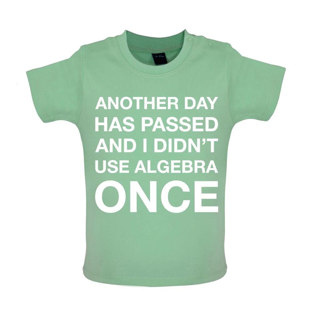 No Algebra - Baby Kids Boys Girls Unisex T-Shirt / Babygrow - Maths Student Love Funny Math Teacher 130