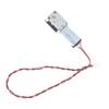 Dc 3V-6V 12Rpm Mini N30 Gear Motor Single Long Shaft Slow Speed High Torque Worm All Metal Gearbox Motor Right Angle Robot